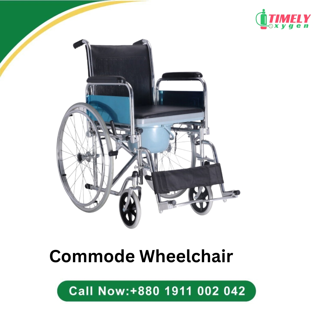 Phoenix 810 Wheelchair with Toilet Commode – Timely Oxygen: Medical ...